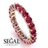 Ruby Eternity Ring - Jayla No. 11